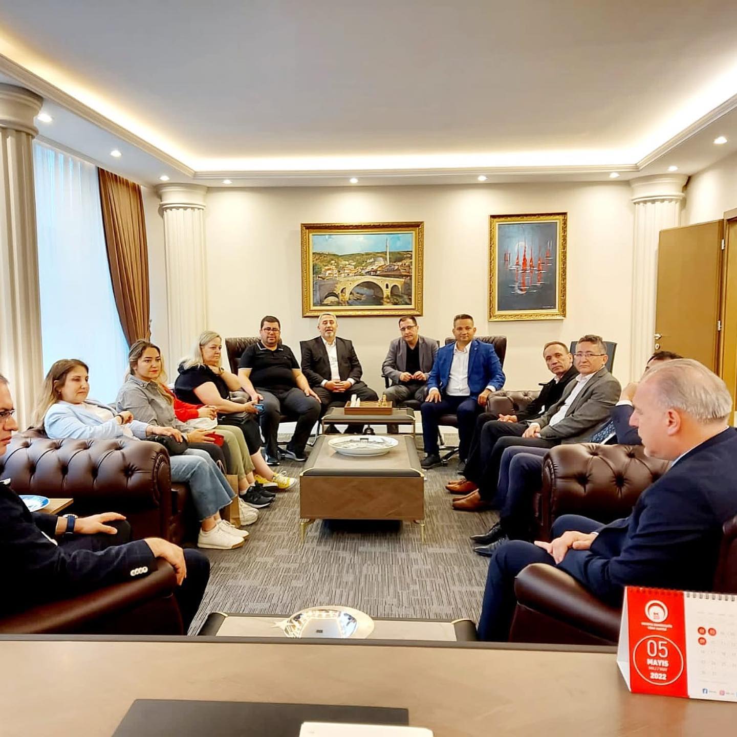 KOSOVA CUMHURİYET BAKANI FİKRİM DANKA'YI ZİYARET ETTİK