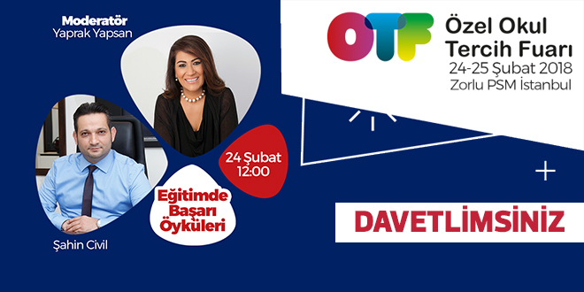 OTF EĞİTİM ZİRVESİNİN KONUĞUYUM